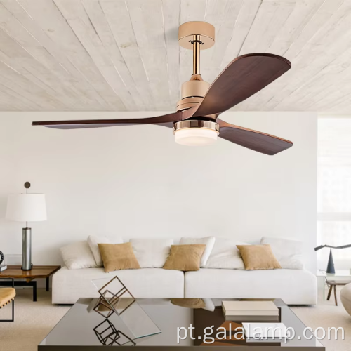 Ventilador de teto elétrico de controle remoto com luz